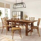 Silla de comedor de madera maciza negra/nogal americano/blanca, apilable, para 1 persona