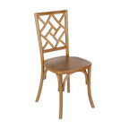 Silla de comedor de madera maciza negra/nogal americano/blanca, apilable, para 1 persona