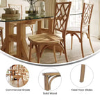 Silla de comedor de madera maciza negra/nogal americano/blanca, apilable, para 1 persona