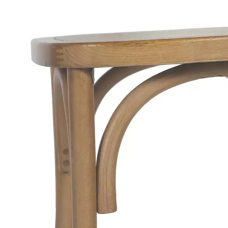 Silla de comedor de madera maciza negra/nogal americano/blanca, apilable, para 1 persona