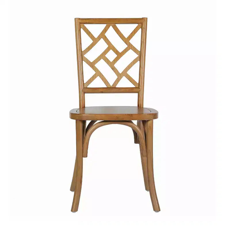 Silla de comedor de madera maciza negra/nogal americano/blanca, apilable, para 1 persona
