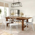 Silla de comedor de madera maciza negra/nogal americano/blanca, apilable, para 1 persona