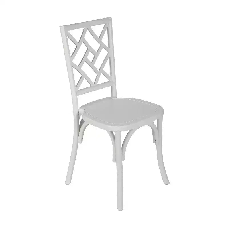 Silla de comedor de madera maciza negra/nogal americano/blanca, apilable, para 1 persona