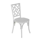 Silla de comedor de madera maciza negra/nogal americano/blanca, apilable, para 1 persona