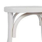 Silla de comedor de madera maciza negra/nogal americano/blanca, apilable, para 1 persona