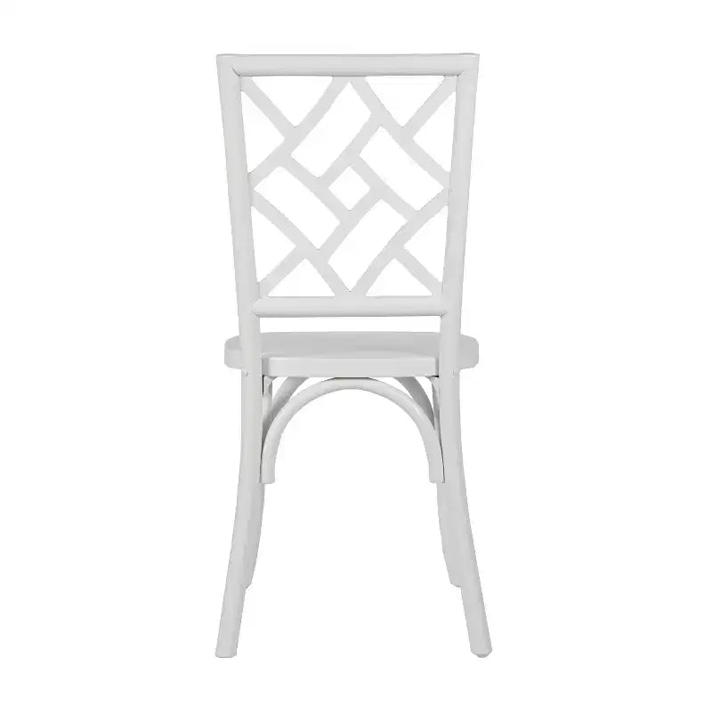 Silla de comedor de madera maciza negra/nogal americano/blanca, apilable, para 1 persona