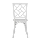 Silla de comedor de madera maciza negra/nogal americano/blanca, apilable, para 1 persona