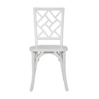 Silla de comedor de madera maciza negra/nogal americano/blanca, apilable, para 1 persona
